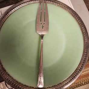 THANKFUL stamped vintage serving fork 109