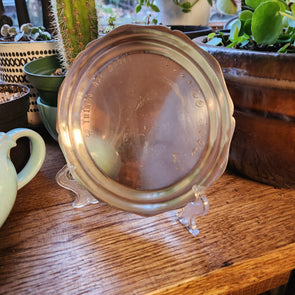 stamped silver plate dish - things are about to be SO GOOD