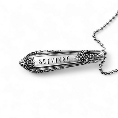 stamped necklace / pendant survivor