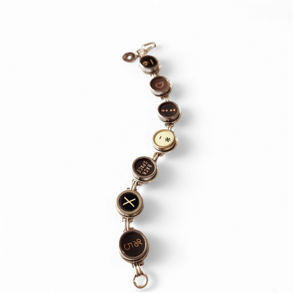 typewriter key bracelet 01