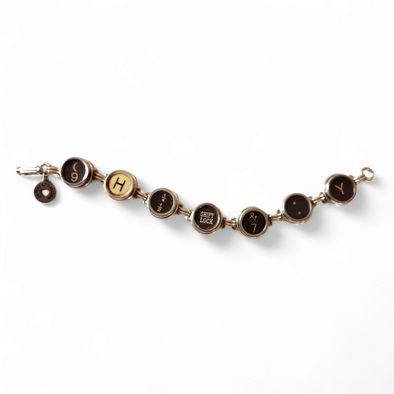 typewriter key bracelet 25