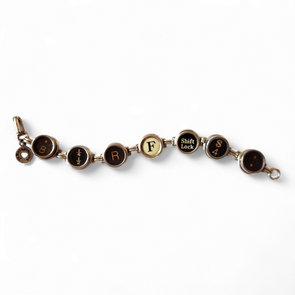 typewriter key bracelet 20
