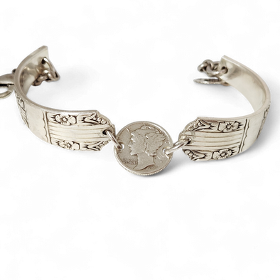 silverware coin bracelet c1