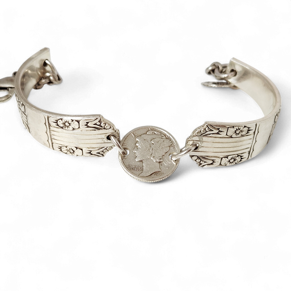 silverware coin bracelet c1