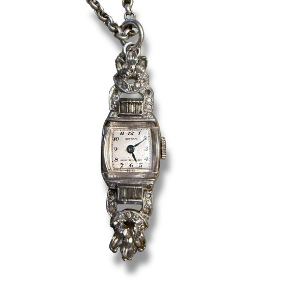 vintage watch necklace 06