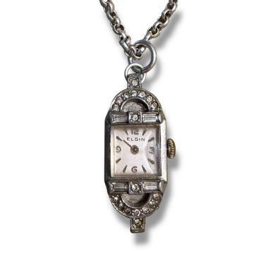 vintage watch necklace 02