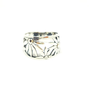 large sunflower ring - r105