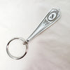 monogrammed vintage "J" spoon key chain