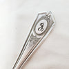 monogrammed vintage "J" spoon key chain