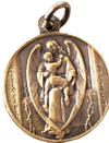 small detailed vintage spiritual medal