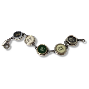 tbr239 typewriter key bracelet