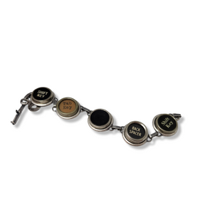 tbr234 typewriter key bracelet