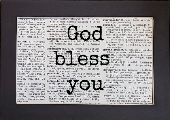 God bless you print