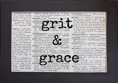 grit & grace print