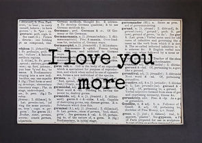 love more print