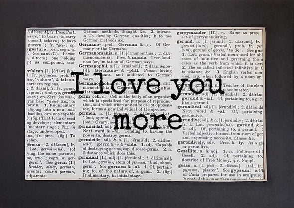 love more print