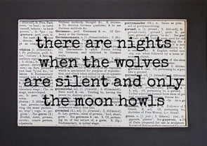 moon howls print