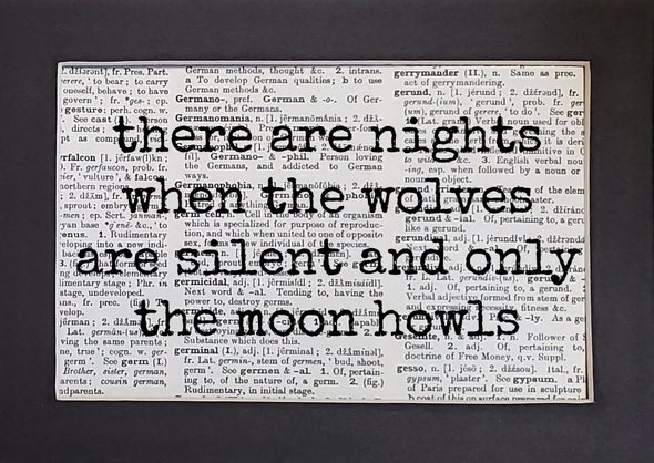 moon howls print
