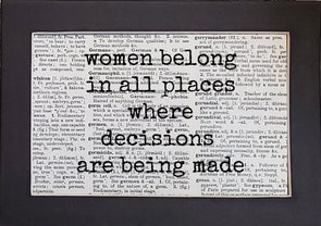 women belong print #rbg