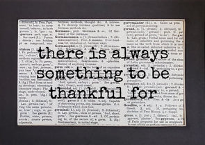 thankful print