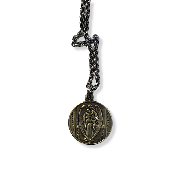 small detailed vintage spiritual medal