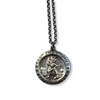 small sterling silver St. Christopher vintage spiritual medal