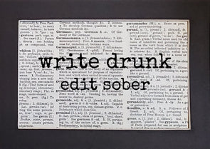 write drunk print